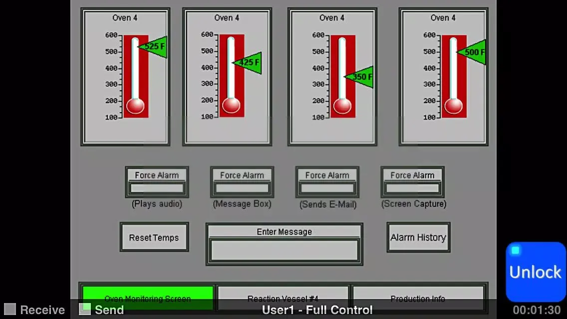 Скриншоты Remote HMI