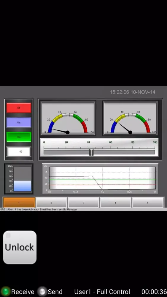 Скриншоты Remote HMI