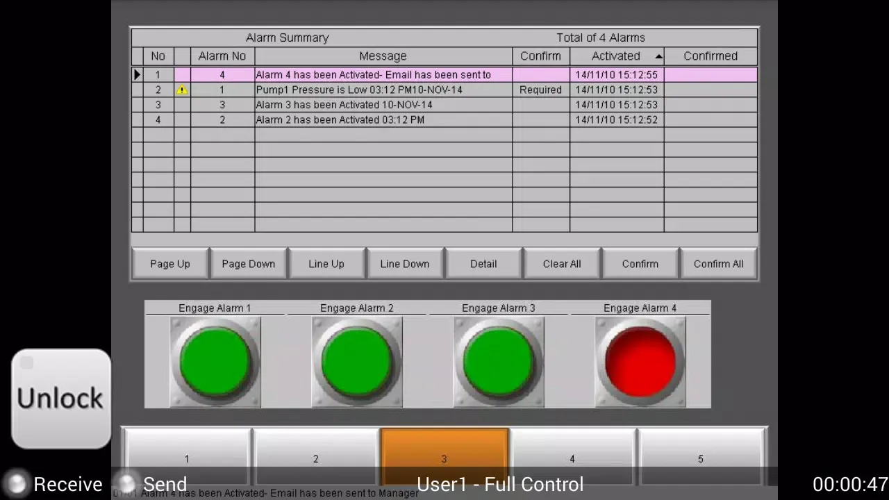 Скриншоты Remote HMI