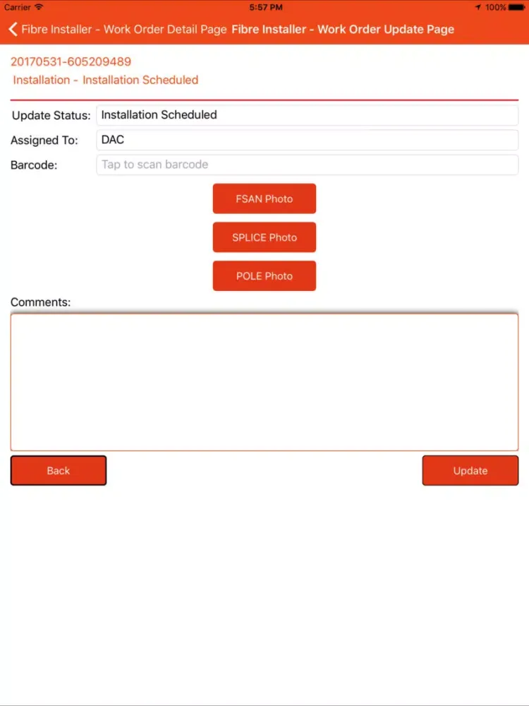 Скриншоты Automation Exchange Fibre Installer iPad 