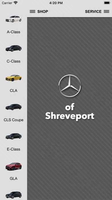 Capturas de tela do Mercedes-Benz of Shreveport