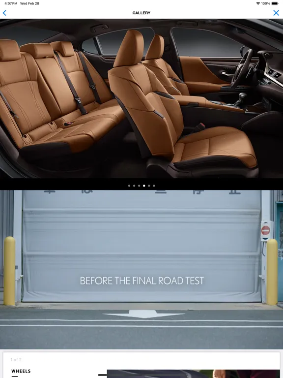 صور Newport Lexus App iPad 