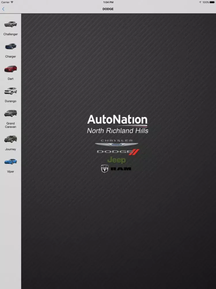 AutoNation CDJR Richland Hills iPad  سکرین شاٹس