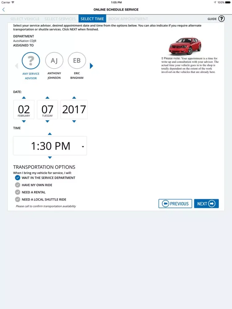 AutoNation CDJR Richland Hills iPad  سکرین شاٹس