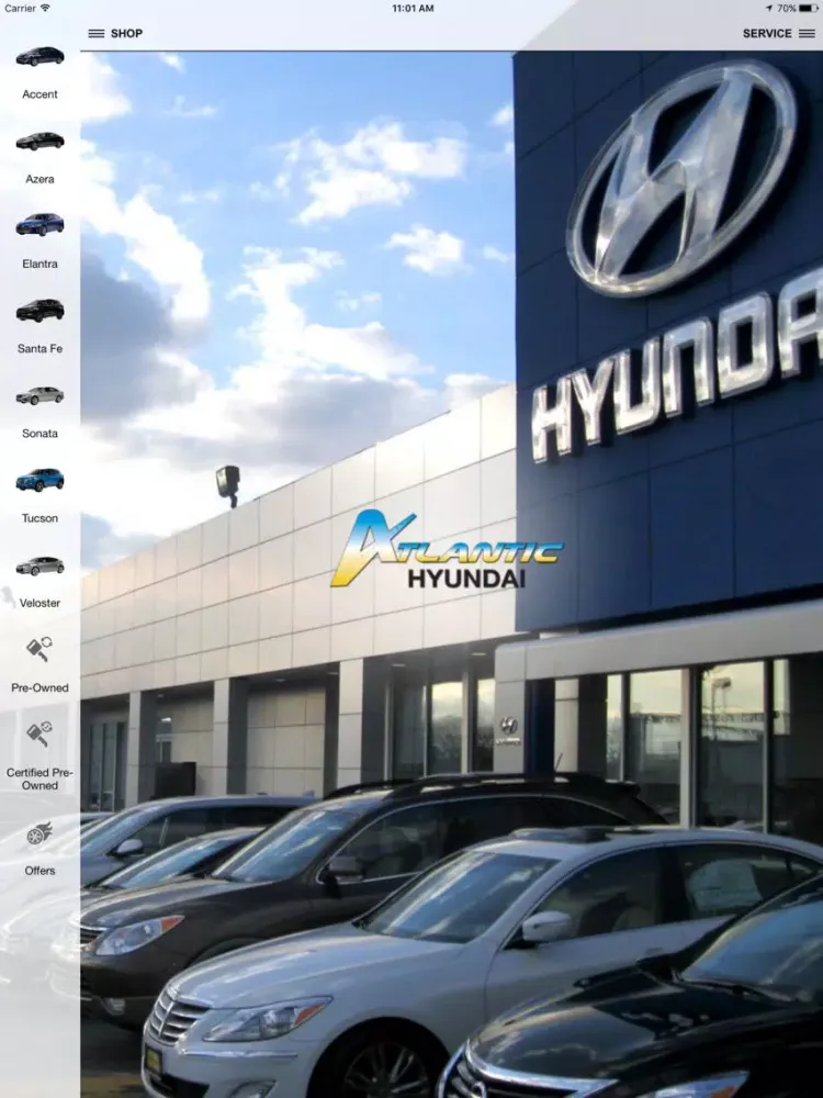 Atlantic Hyundai Dealer App iPad  Screenshots
