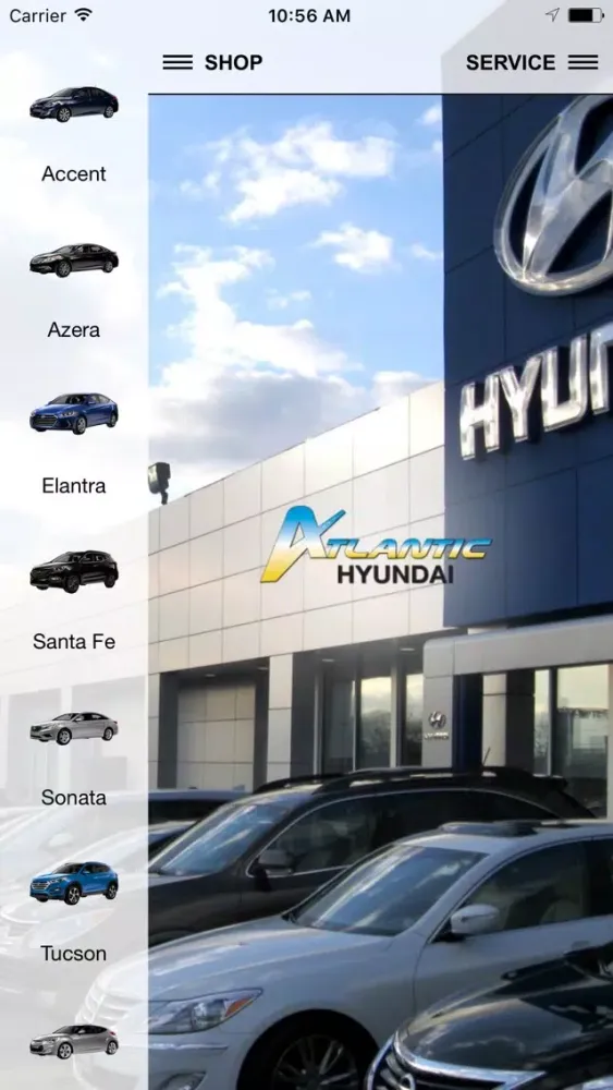 Atlantic Hyundai Dealer App Screenshots