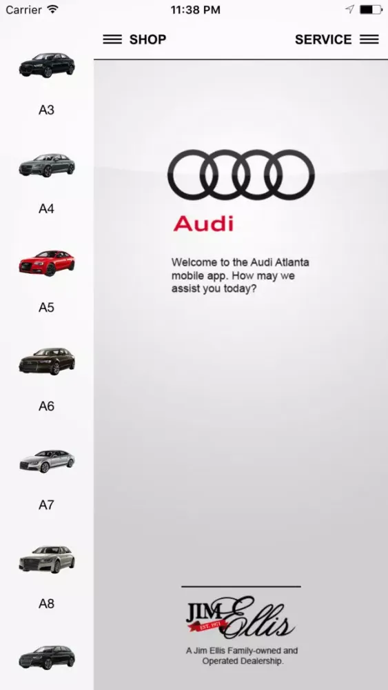 Capturas de tela do Audi Atlanta