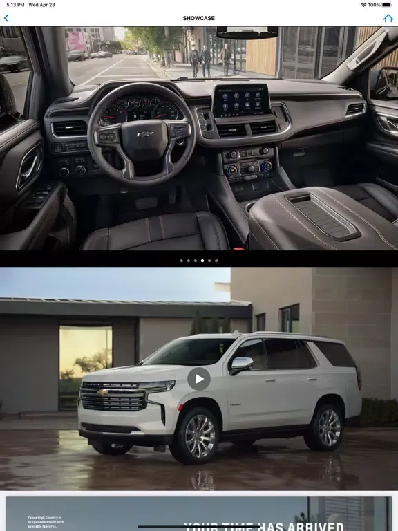 Capturas de pantalla de Chevrolet Tahoe iPad 