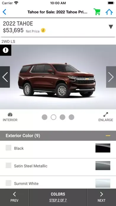 Capturas de pantalla de Chevrolet Tahoe