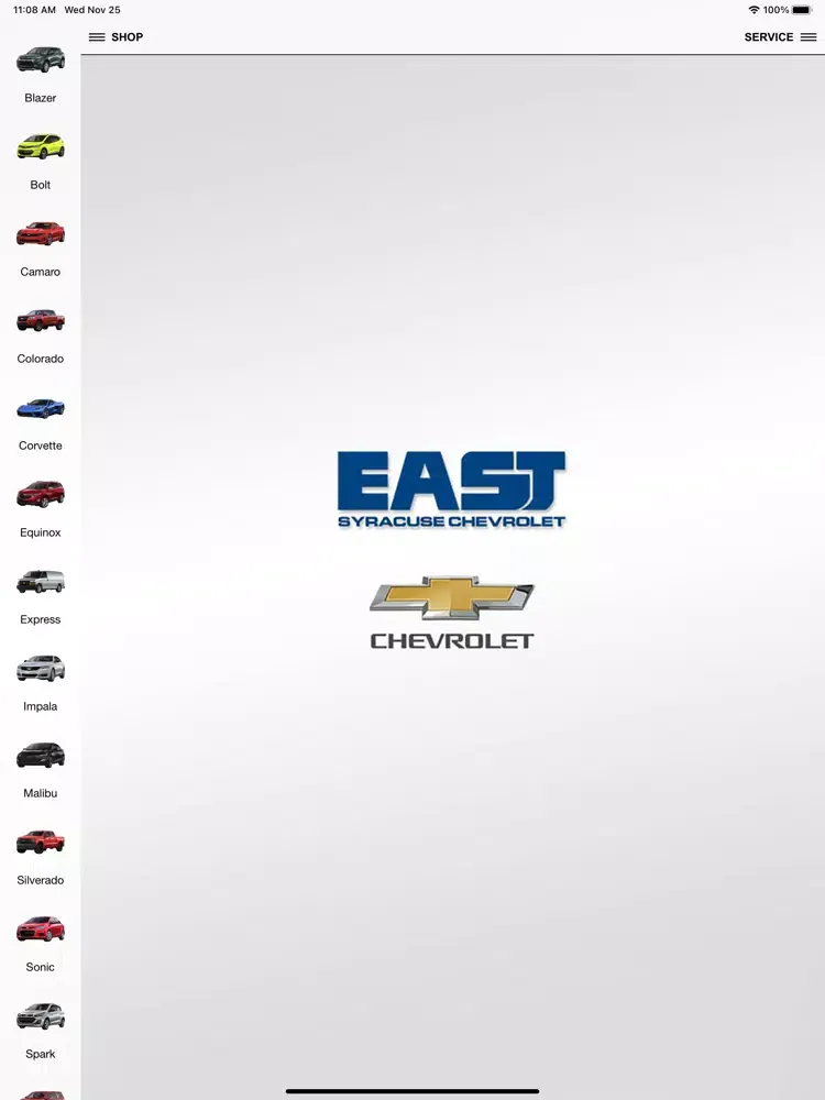 East Syracuse Chevrolet iPad  スクリーンショット