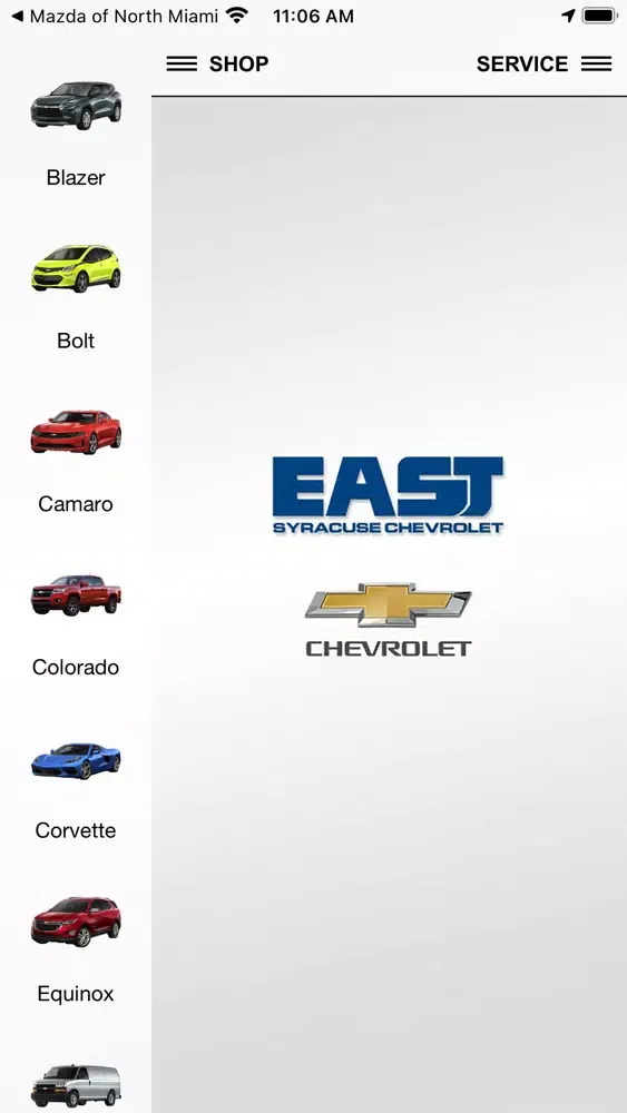 East Syracuse Chevrolet スクリーンショット