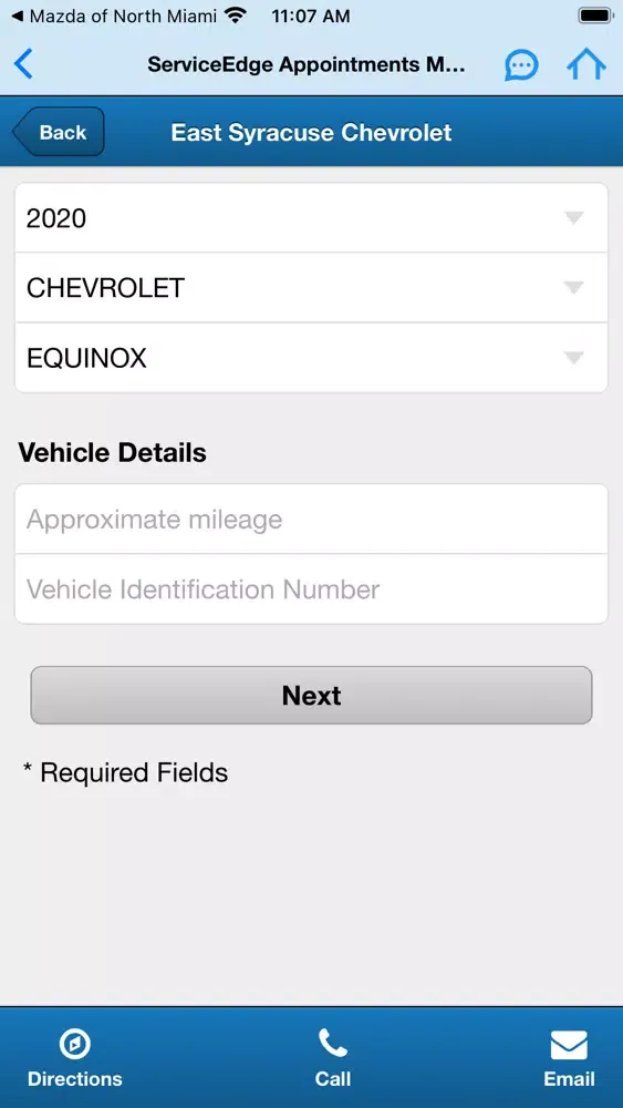 East Syracuse Chevrolet スクリーンショット