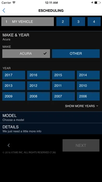 Elite Acura Dealer App スクリーンショット