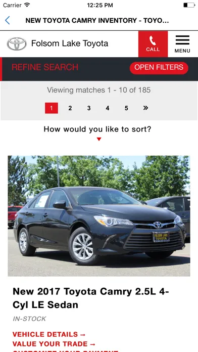 Folsom Lake Toyota Screenshots