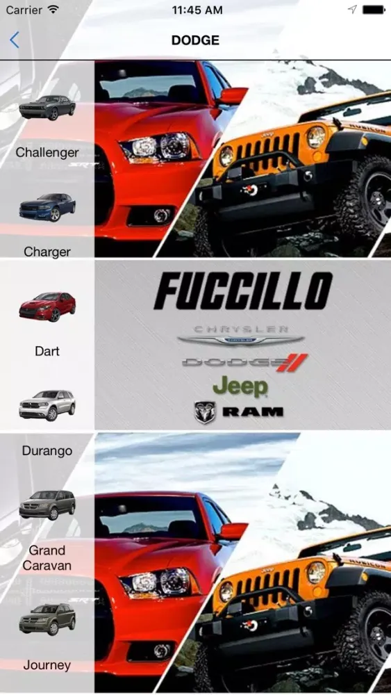 Fuccillo Dodge Chrysler Jeep Screenshots
