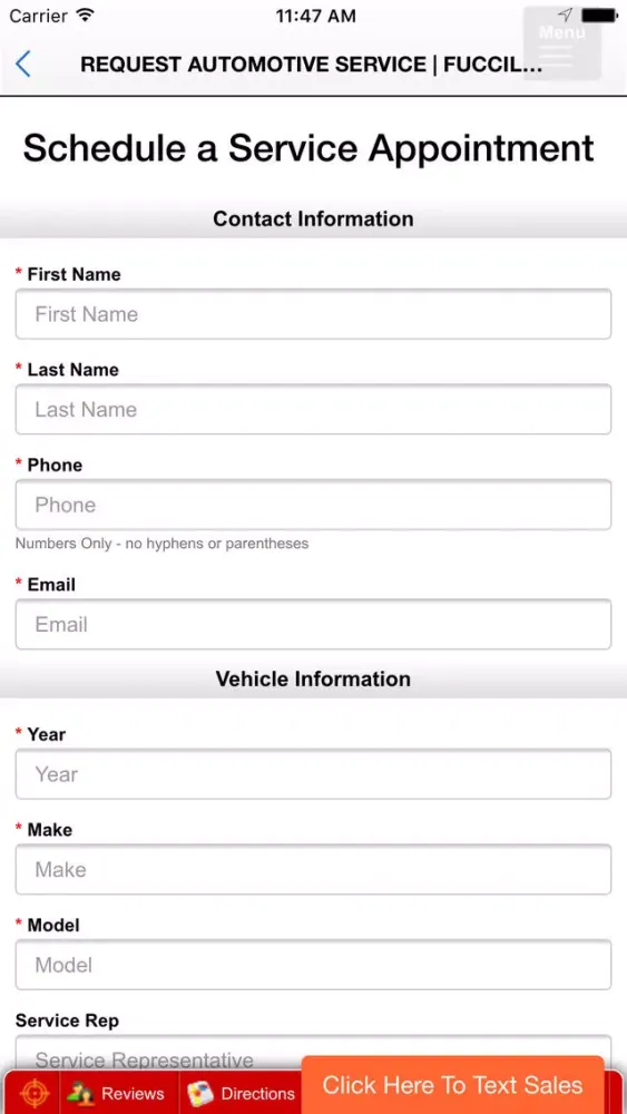 Fuccillo Dodge Chrysler Jeep Screenshots