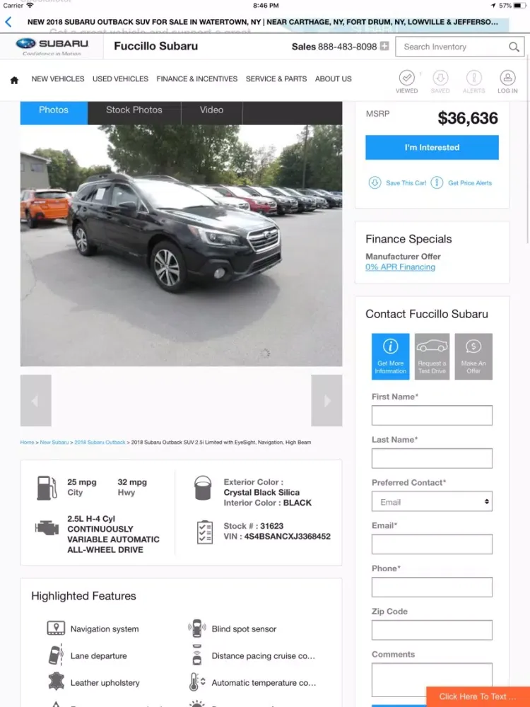Fuccillo Imports iPad  Ekran Görüntüleri