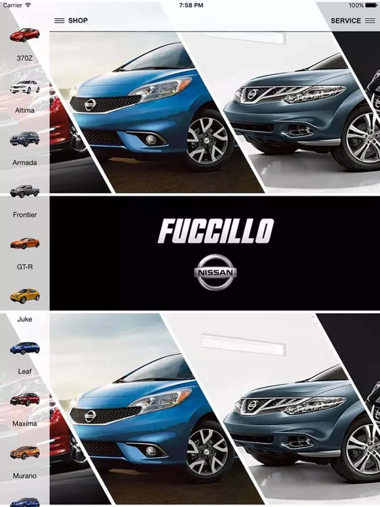 Fuccillo Nissan Liverpool iPad  Screenshots