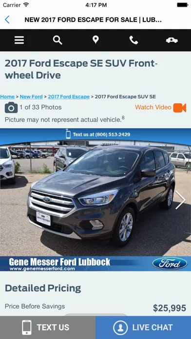 Gene Messer Ford Lubbock スクリーンショット