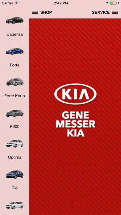 Capturas de tela do Gene Messer Kia