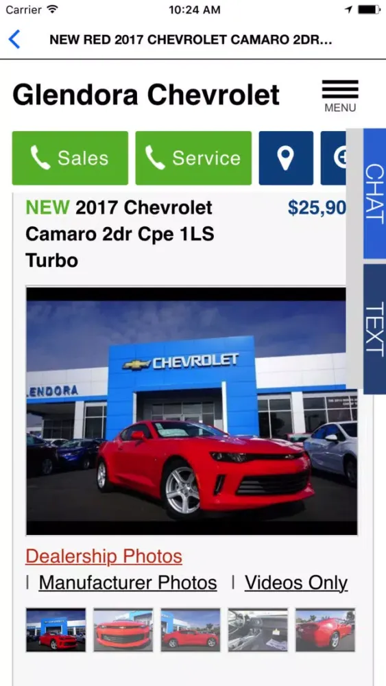 Glendora Chevrolet Screenshots