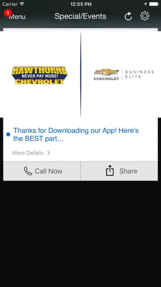 Zrzuty ekranu Hawthorne Chevy & Commercial