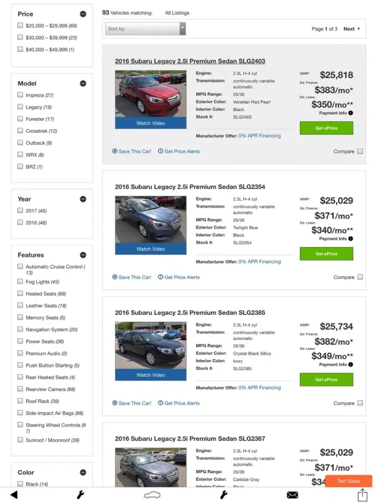 Jenkins Subaru Hyundai iPad  স্ক্রিনশট
