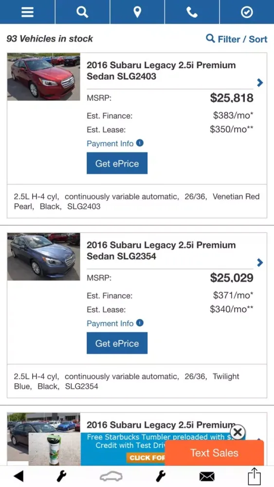 Jenkins Subaru Hyundai স্ক্রিনশট