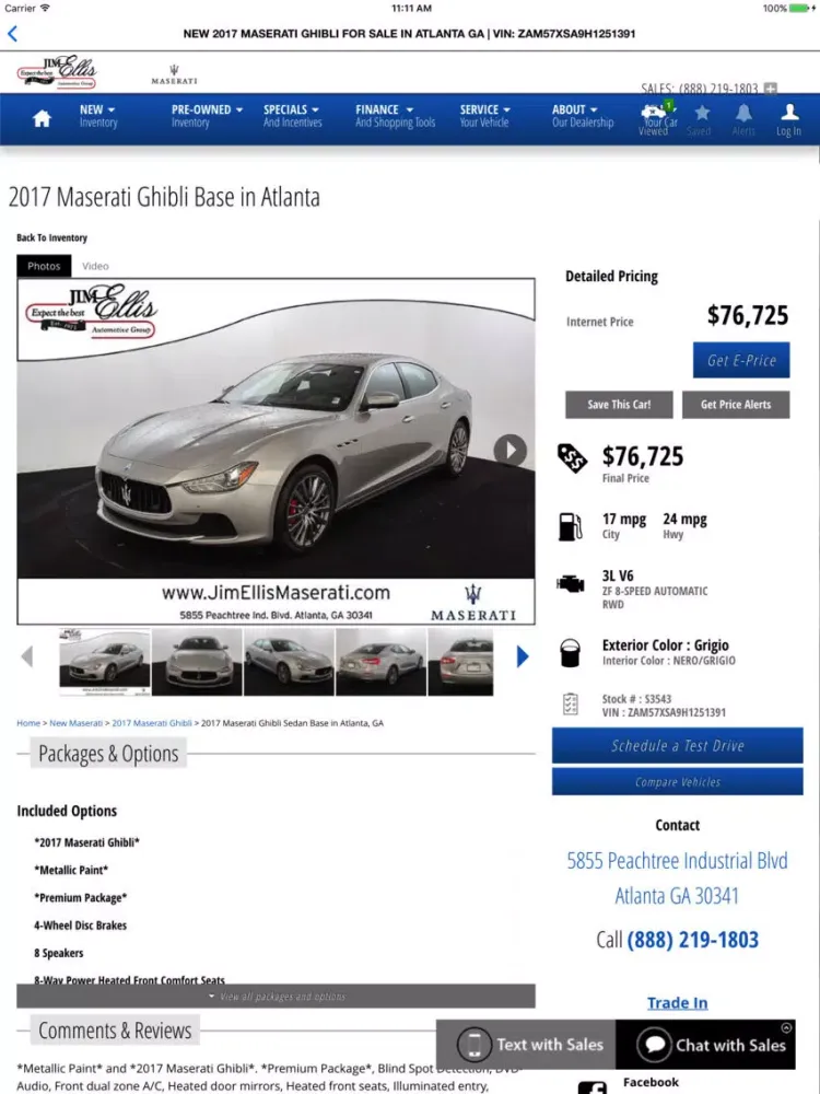 Jim Ellis Maserati iPad  سکرین شاٹس
