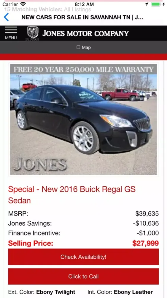 Jones Motor Company Dealer App应用截图