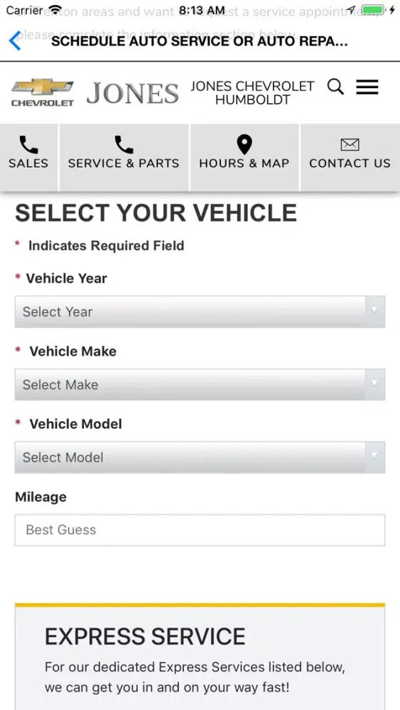 Jones Motor Company Dealer App应用截图