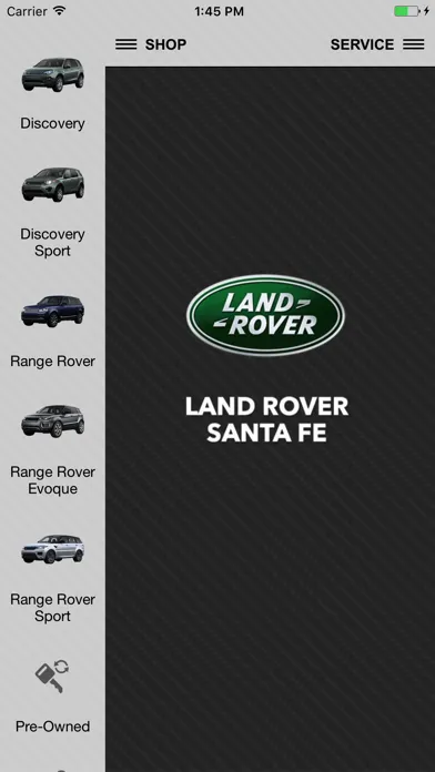 Capturas de tela do Land Rover Santa Fe