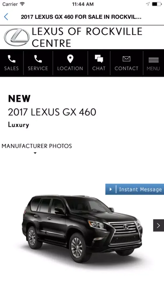 Tangkapan layar Lexus of Rockville Centre Dealer App