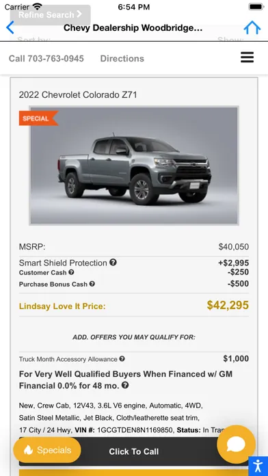 Lindsay Chevrolet स्क्रीनशॉट