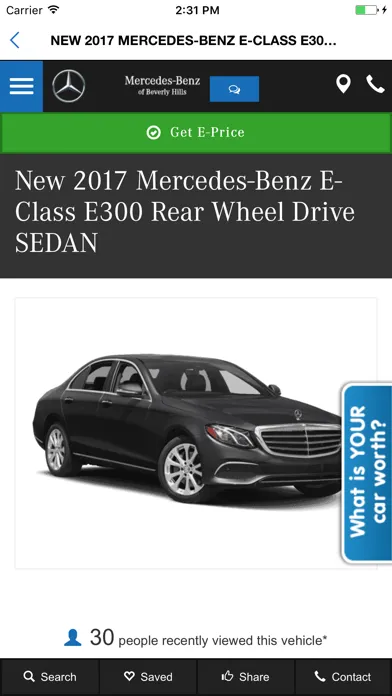 Ảnh chụp màn hình của Mercedes-Benz of Beverly Hills