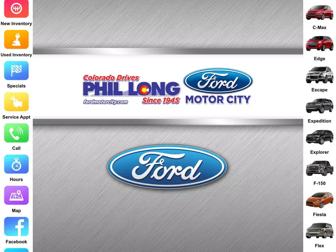 Ford Motor City iPad 应用截图