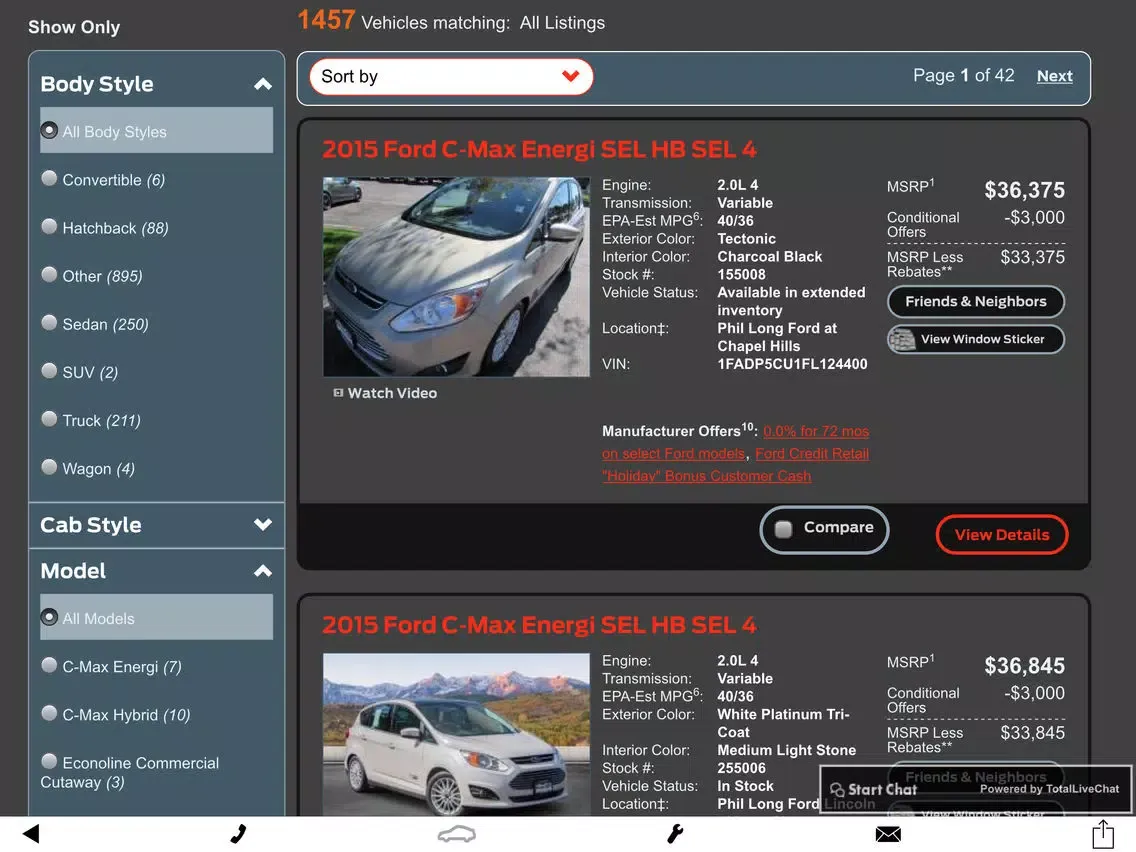 Ford Motor City iPad 应用截图