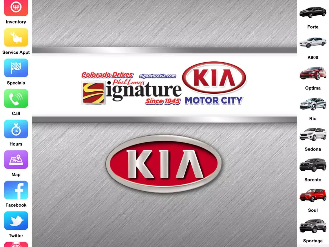Signature Kia iPad  Screenshots