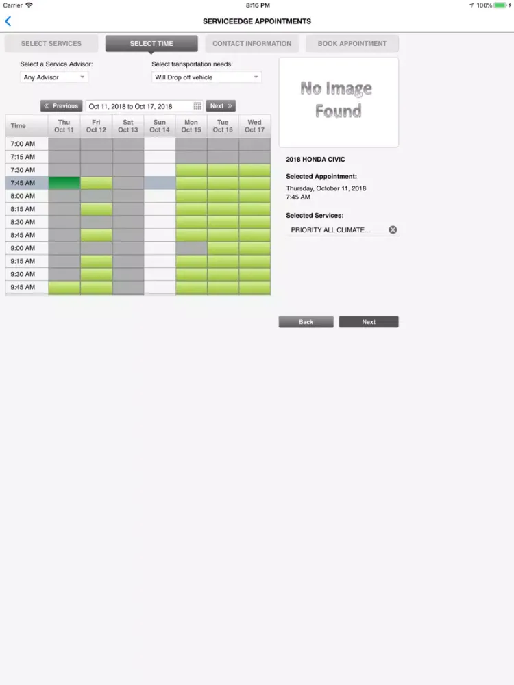 Priority Honda Hampton iPad 应用截图