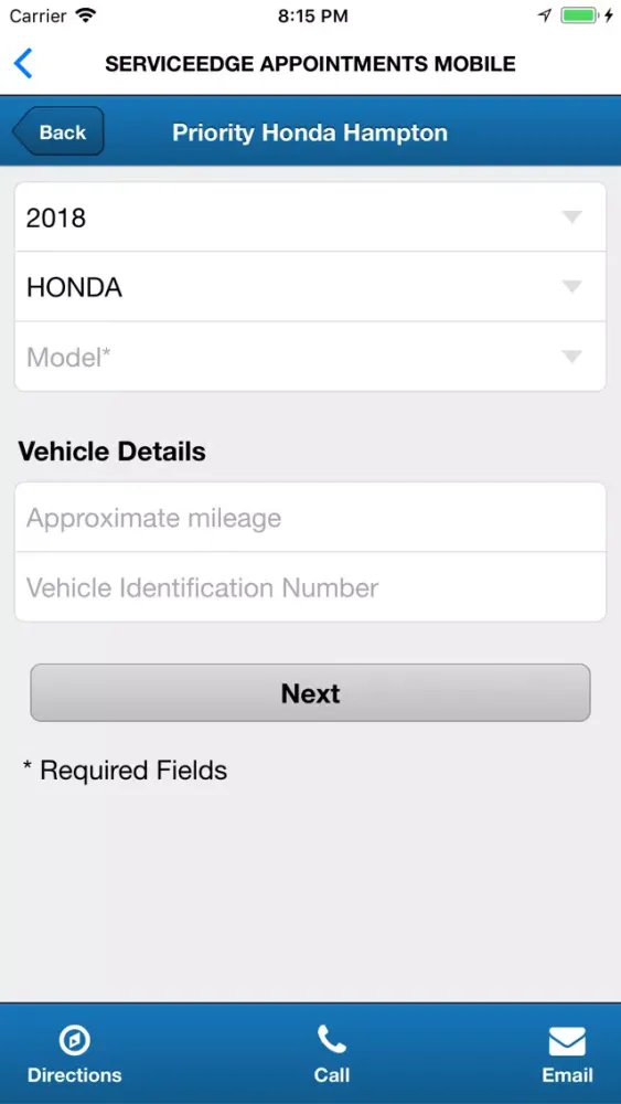 Priority Honda Hampton应用截图