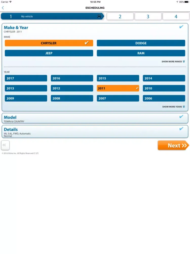 Rancho Chrysler Dodge Jeep RAM iPad 应用截图