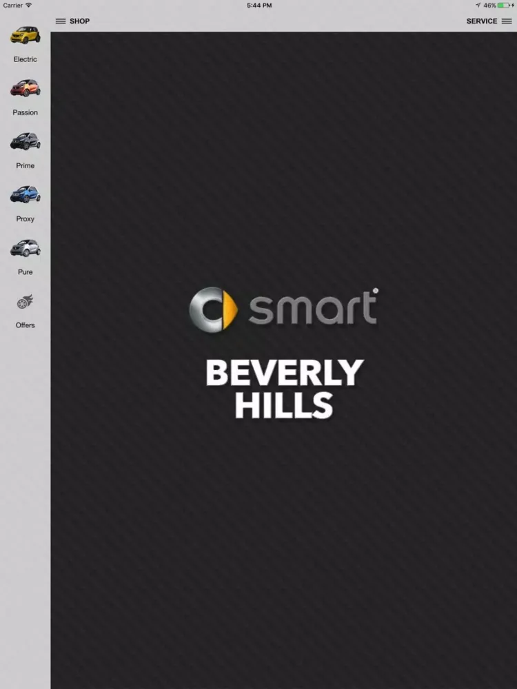 Screenshot di smart center Beverly Hills iPad 