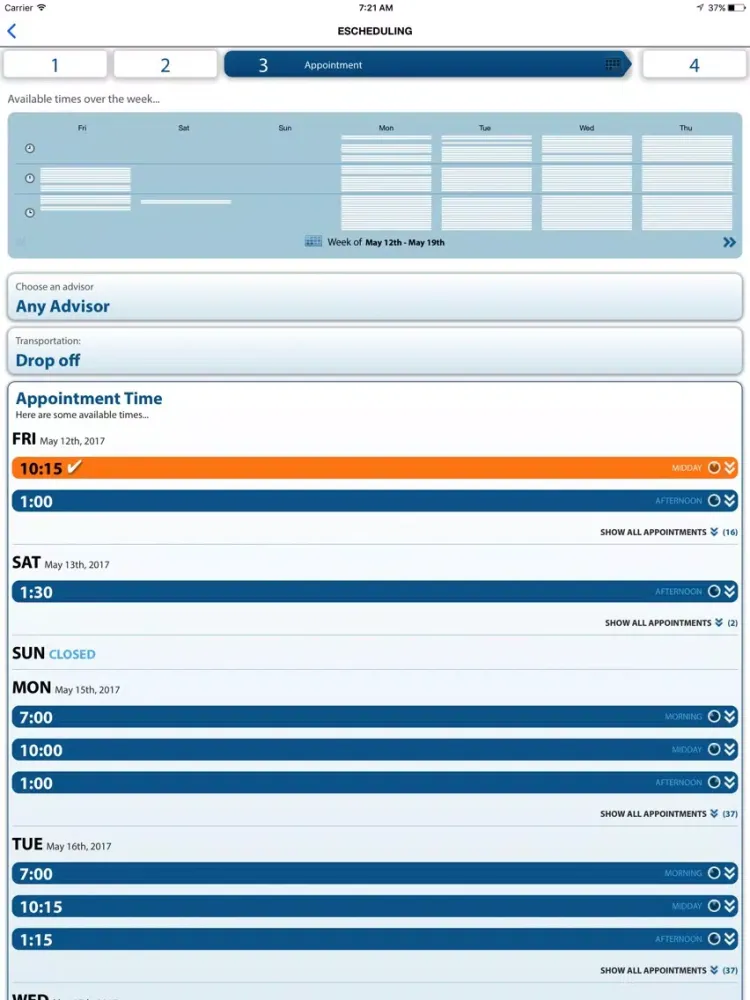 Screenshot di smart center Beverly Hills iPad 