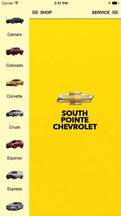 Capturas de tela do South Pointe Chevrolet