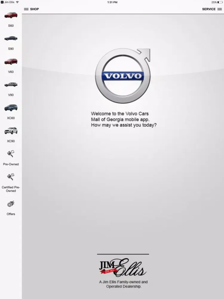 Volvo Cars Mall of Georgia iPad 應用截圖