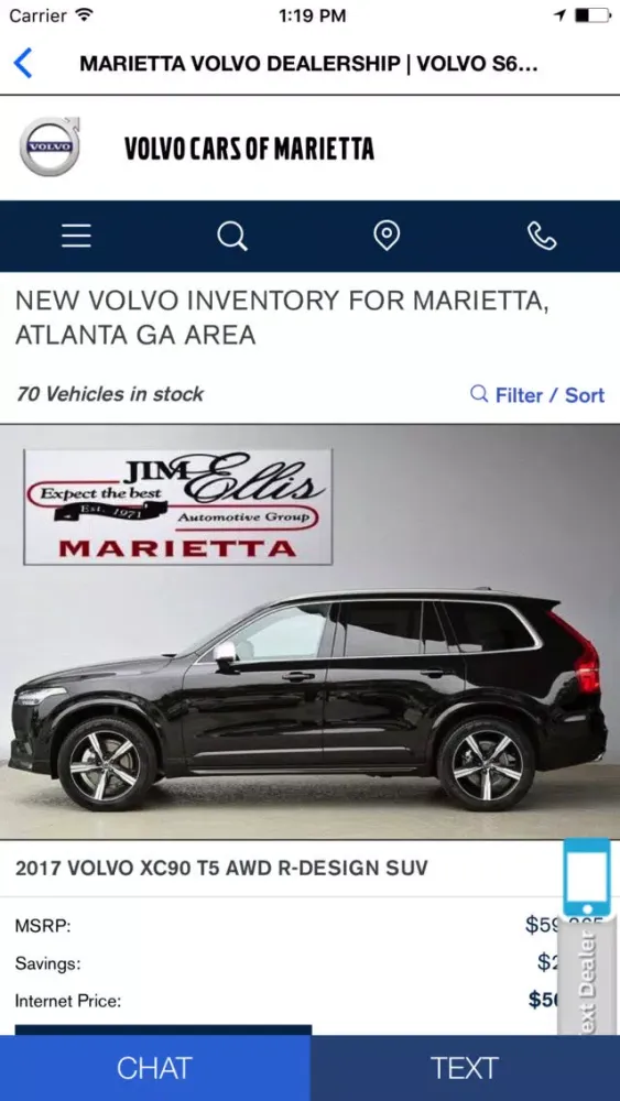 Volvo Cars Mall of Georgia應用截圖