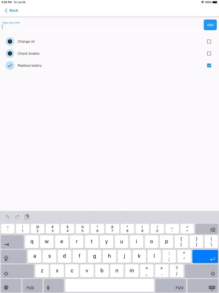 Car Manual iPad  Screenshots