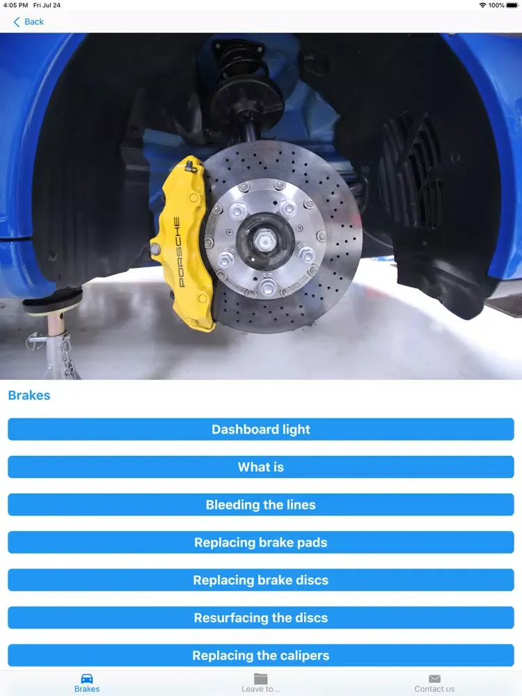 Car Manual iPad  Screenshots