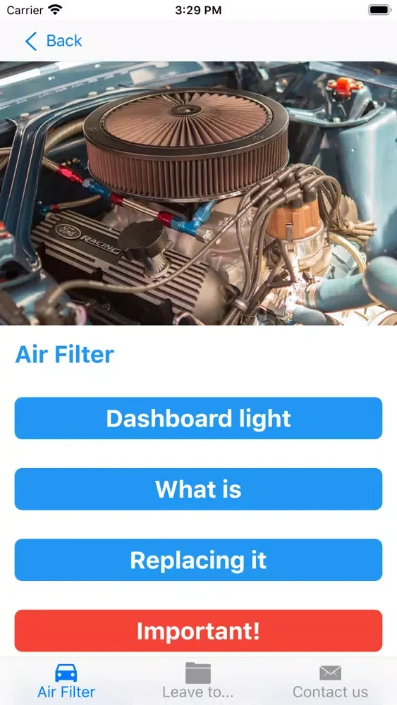 Car Manual Screenshots