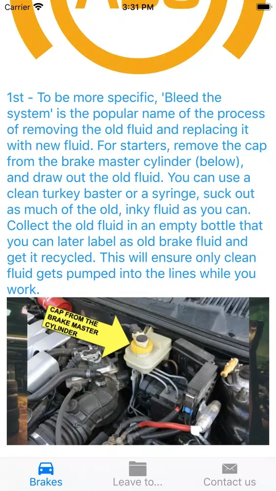 Car Manual Screenshots